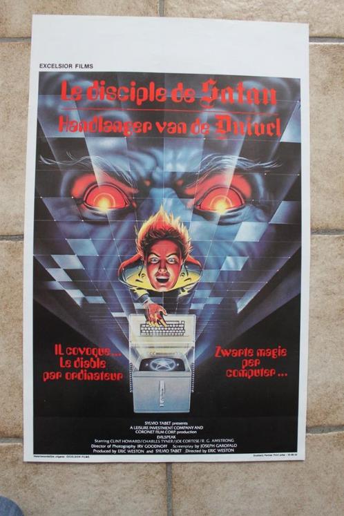 filmaffiche Evilspeak 1981 filmposter, Collections, Posters & Affiches, Comme neuf, Cinéma et TV, A1 jusqu'à A3, Rectangulaire vertical