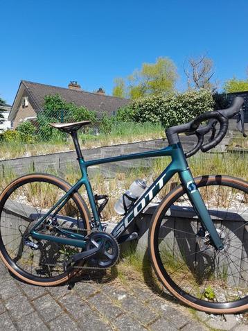 Racefiets = SCOTT -Addict 20 - Prism Green M 54.