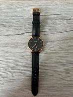 Cluse dames horloge - zwart-goud, leren band, Ophalen, Polshorloge, Goud, Leer