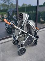 Pericles 1go2 tweeling buggy, Kinderen en Baby's, Buggy's, Overige merken, Voetenzak, Zo goed als nieuw, Ophalen