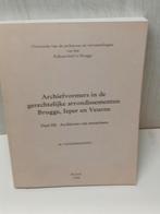 Archiefvormers in de gerechtelijke arrondissementen brugge, Ophalen of Verzenden, Gelezen