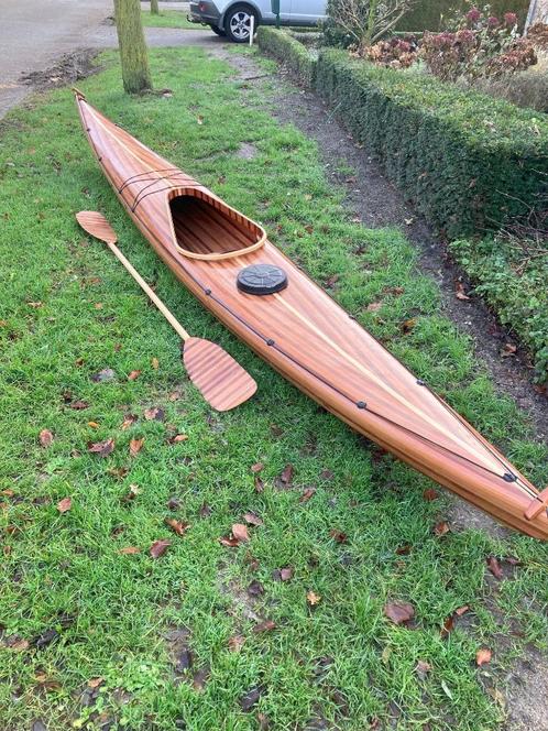 Houten kajak, Watersport en Boten, Kajaks, Zo goed als nieuw, 1-persoons, Ophalen