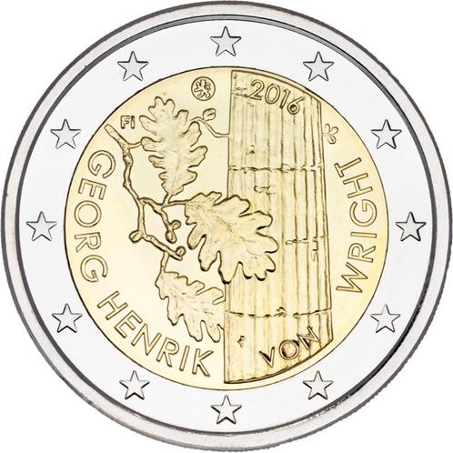 2 euro Finland 2016 - Georg Henrik von Wright (UNC), Postzegels en Munten, Munten | Europa | Euromunten, Losse munt, 2 euro, Finland