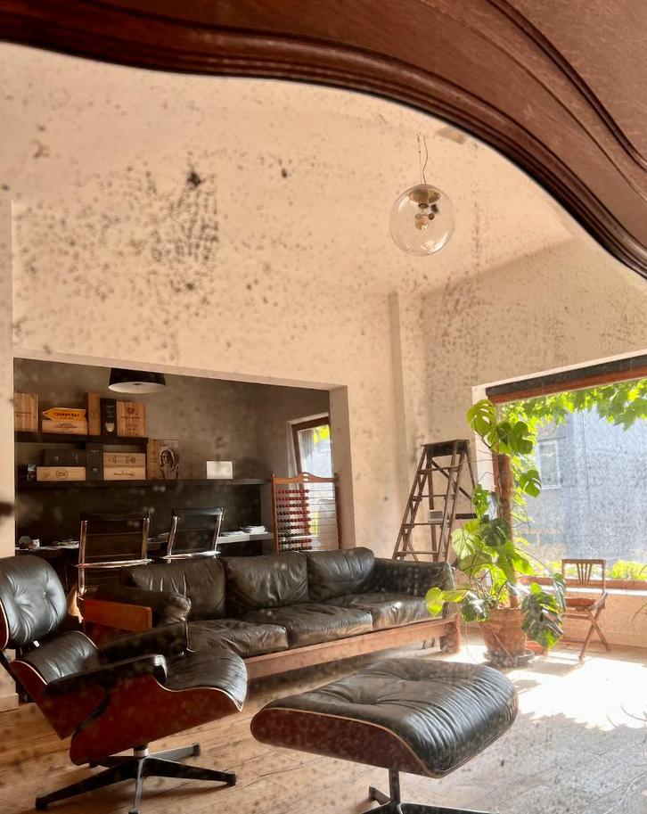 Zeldzame Bastiano driezit van Tobia Scarpa for Gavina, Huis en Inrichting, Zetels | Voetbanken en poefs, Gebruikt, 50 tot 75 cm