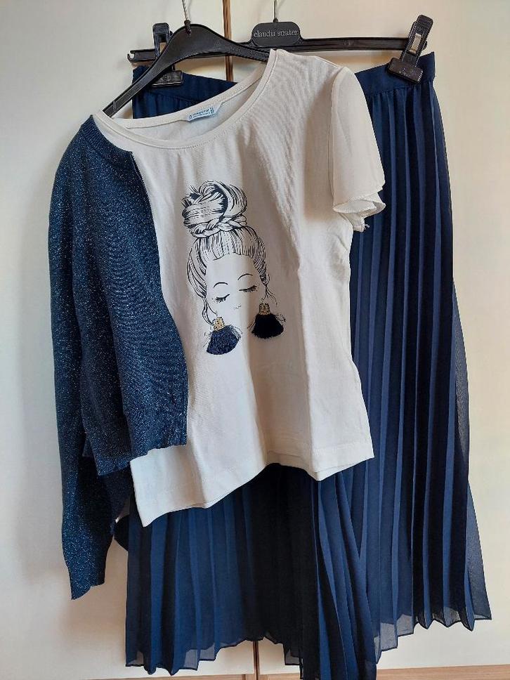 Lentefeest setje Mayoral Guess, Kinderen en Baby's, Kinderkleding | Maat 158, Zo goed als nieuw, Meisje, Setje, Ophalen