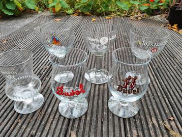 6 bierglazen beschikbaar voor biedingen