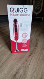 QUIGG staafmixer 600W inox variabele snelheid NIEUW, Elektronische apparatuur, Keukenmixers, Minder dan 1 liter, Ophalen of Verzenden