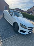 Mercedes c180 cabrio 2017, Auto's, Cabriolet, Zwart, Bluetooth, Particulier