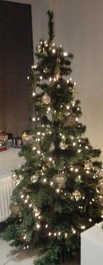 Kerstboom en toebehoren ( verlichting en kerstballen), Diversen, Kerst, Ophalen, Zo goed als nieuw