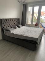 Bed boxspring + matras Anderlecht, Maison & Meubles, Enlèvement, Comme neuf