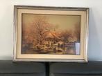 Graveerframe voor de winter, Antiek en Kunst, Kunst | Etsen en Gravures, Ophalen