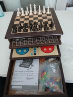 10 gezelschapspellen in hout,  schaken e.a. Mooi!, Enlèvement