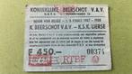 Ticket Beerschot - SK Lierse Beker van België 1987-88, Verzenden, Gebruikt, Overige typen