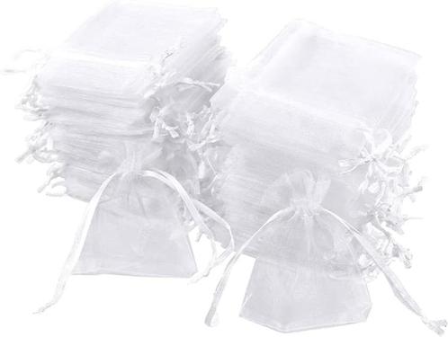 100 stuks witte geschenkzakjes | Nieuw, Hobby en Vrije tijd, Feestartikelen, Nieuw, Feestartikel, Verzenden