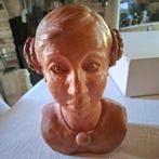 Vrouwenbuste in terracotta, Verzenden