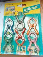 Wolcraft veerklemmen microfix s., Ophalen of Verzenden, Nieuw, Gereedschap of Accessoires