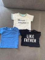 3 t-shirts maat 50 heel goede staat, Kinderen en Baby's, Babykleding | Maat 50, Gebruikt, Ophalen of Verzenden, Hema, Jongetje