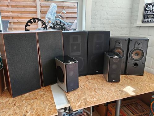 4 Speaker set - Als geheel of per set, Audio, Tv en Foto, Luidsprekerboxen, Gebruikt, Ophalen