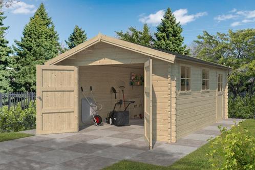 Nieuw houten garage 4011 te koop., Hobby en Vrije tijd, Overige Hobby en Vrije tijd, Nieuw, Verzenden