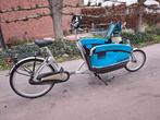 Bakfiets Gazelle Cabby met maxi cosi adapters en regenhoes, Fietsen en Brommers, Ophalen, Gebruikt, 3 kinderen, Gazelle