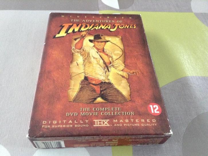 Indiana Jones DVD box (2003), Cd's en Dvd's, Dvd's | Avontuur, Zo goed als nieuw, Boxset, Vanaf 12 jaar, Ophalen of Verzenden