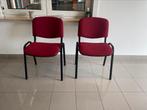 2 rode stoelen, Maison & Meubles, Chaises, Enlèvement, Comme neuf, Rouge