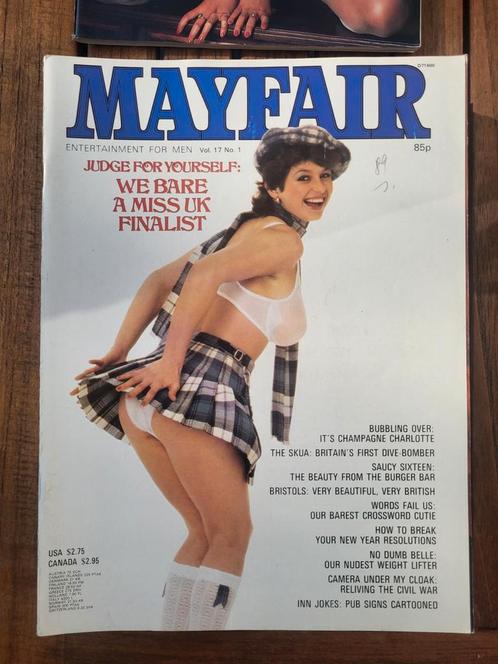 Mayfair erotische magazine's, Verzamelen, Tijdschriften, Kranten en Knipsels, Ophalen of Verzenden