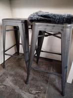 Tolix barkrukken set van 2, Ophalen, 60 tot 90 cm, Zo goed als nieuw, Metaal