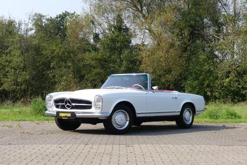 1968 Mercedes 280 SL, Auto's, Mercedes-Benz, Bedrijf, Te koop, SL, Benzine, Cabriolet, Automaat, Wit, Achterwielaandrijving, Ophalen