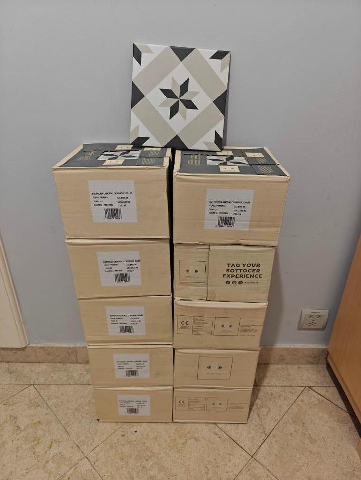 Carreaux "Sottocer Lamoral Compass 2", 10x boites, Diensten en Vakmensen, Stukadoors en Tegelzetters
