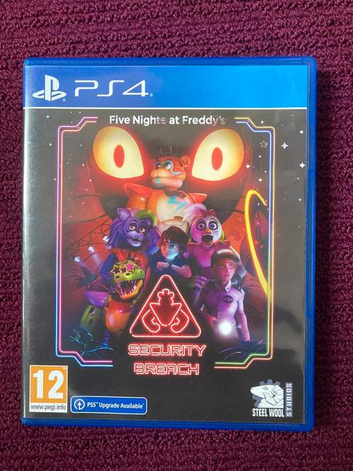 Five Nights At Freddy's: Security Breach, Games en Spelcomputers, Games | Sony PlayStation 4, Zo goed als nieuw, Overige genres