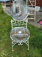 A vendre Chaisse en fer Forgé, Tuin en Terras, Tuinstoelen, Ophalen, Gebruikt