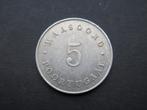 5 Cents ND (1950) Monnaie de la Fondation Maasoord Portugais, Envoi, Monnaie en vrac, 5 centimes, Reine Juliana