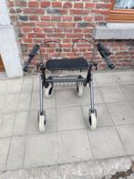 Tribune deambulateur pliable avec 4 roues assise et freins, Ophalen, Opvouwbaar