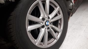 Jante alu avec pneus hiver BMW x5, Pneus hiver, 255 mm, Véhicule de tourisme, 18 pouces
