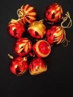 Rood/goud kerstballen, Huis en Inrichting, Ophalen of Verzenden, Gebruikt