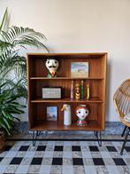 Vintage midcentury open kast | boekenkast | retro, Ophalen, Met plank(en), Gebruikt, 100 tot 150 cm