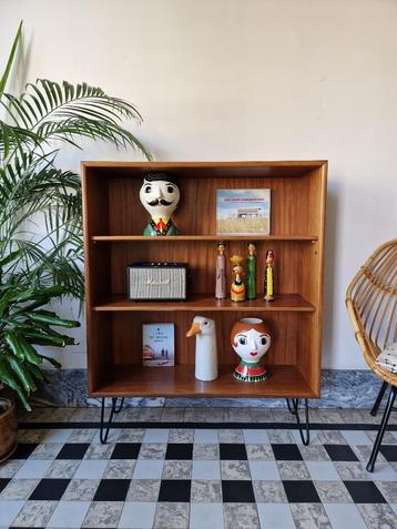 Vintage midcentury open kast | boekenkast | retro beschikbaar voor biedingen