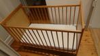 Lit bébé + matelas + draps, Ophalen, Gebruikt, Ledikant