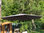 GROTE PARASOL MET 360 OFFSET VAN 3 meter met ballastbasis, Tuin en Terras, Parasols, Ophalen, Gebruikt, 3 tot 4 meter, Kantelbaar