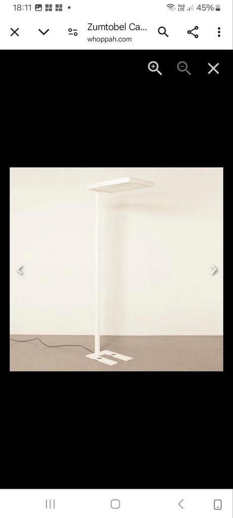 Zumtobel design lamp, Huis en Inrichting, Lampen | Vloerlampen, Zo goed als nieuw, Ophalen