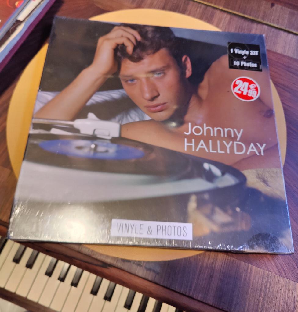 Vinyl- en verzamelfoto van Johnny Hallyday, Cd's en Dvd's, Vinyl | Pop, Nieuw in verpakking, Overige formaten, Ophalen of Verzenden