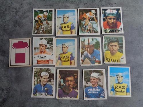 WIELRENNERS   PRENTEN PLAATJES KAARTJES  JAREN 60 MONTY LEID, Hobby en Vrije tijd, Stickers en Plaatjes, Verzenden