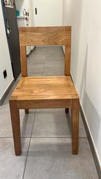Massief teak stoelen (6), Kinderen en Baby's, Kinderkamer | Tafels en Stoelen, Ophalen, Gebruikt, Stoel(en)