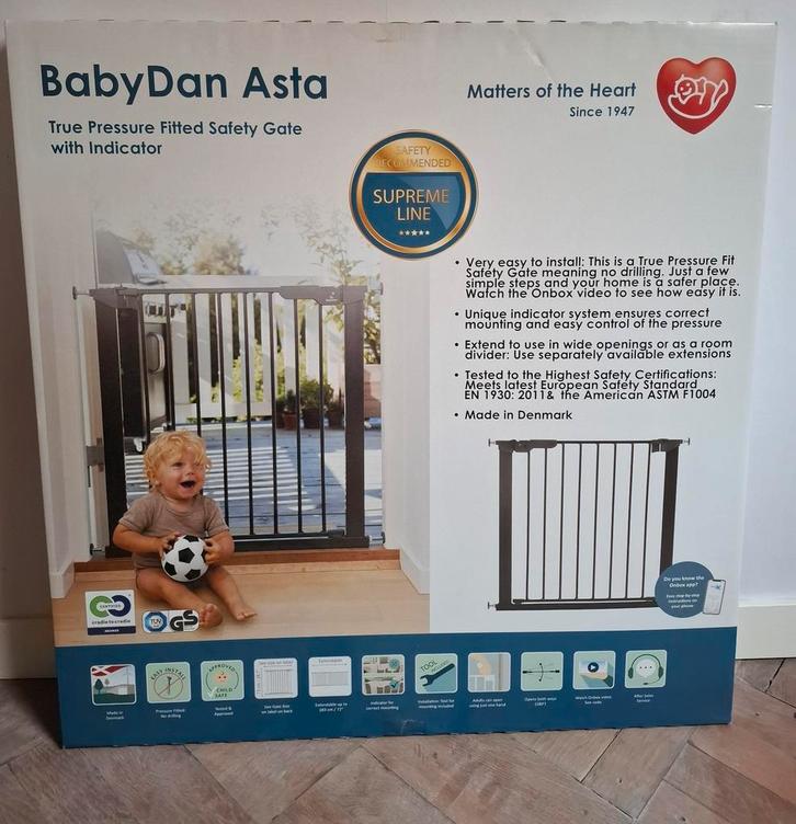 Traphekje zwart, Kinderen en Baby's, Traphekjes, Nieuw, Ophalen