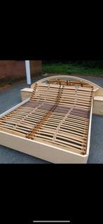 Volledige slaapkamer met comode en 4 deurs kleerkast, Huis en Inrichting, Ophalen, Tweepersoons, Zo goed als nieuw, Bedbodem