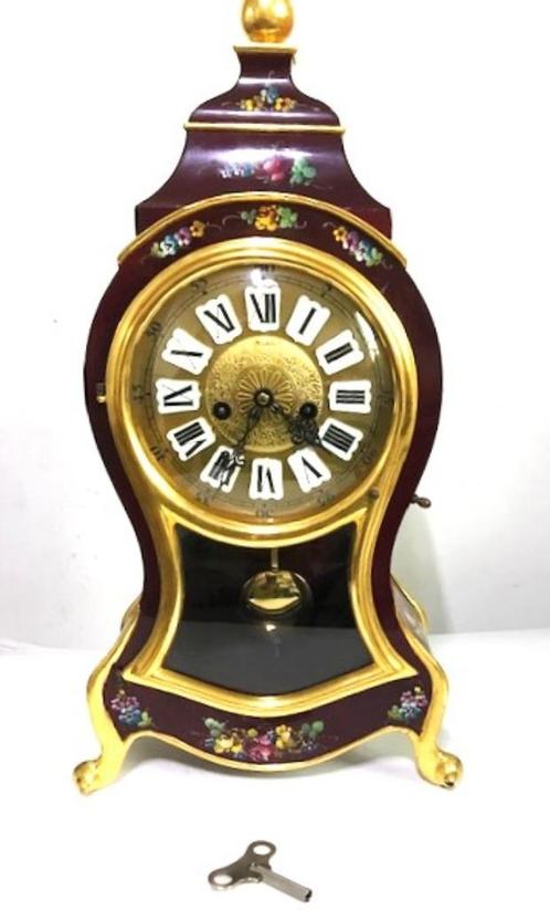 Klok Pendule Neuchatel 2 bellen H 45 😍💎🕐💑🎁👌, Antiek en Kunst, Antiek | Klokken, Ophalen of Verzenden