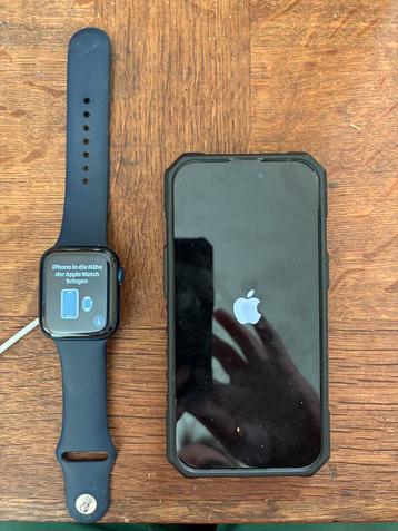 iPhone 15 128gb + Apple Watch serie 6 beschikbaar voor biedingen