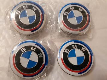 Bmw 50 Jaar naafdoppen Ø 68mm f10 f11 f30 f31 f20 f15 e60 beschikbaar voor biedingen
