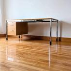 Vintage IKEA modulair directiebureau Signatur Tord Bjorklund, Huis en Inrichting, Bureaus, Ophalen, In hoogte verstelbaar, Gebruikt
